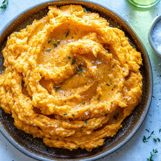 HEALTHY MASHED SWEET POTATOES - Recipe photo by healthyfitnessmeals