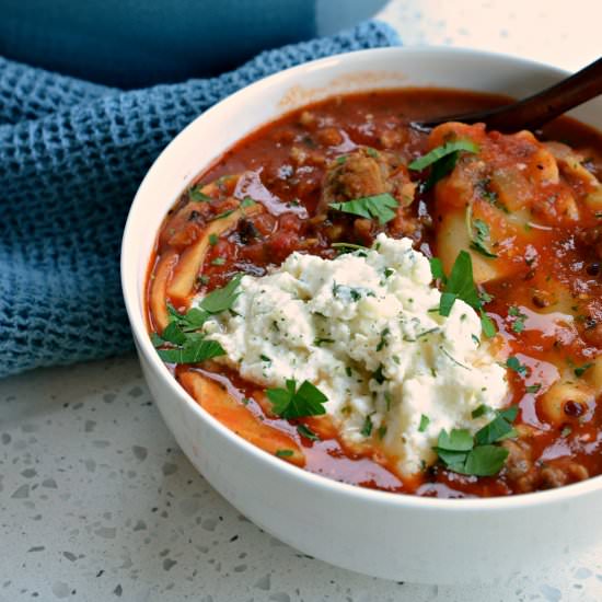Lasagna Soup - Recipe photo by Small Town Woman