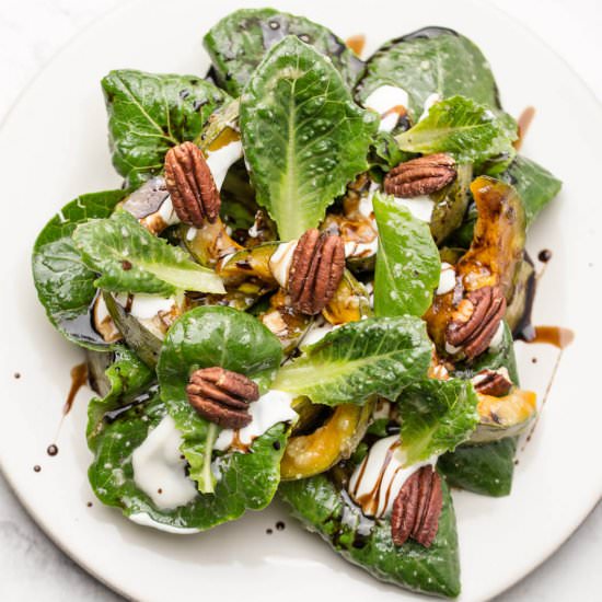 Roasted Pumpkin And Pecan Salad - Recipe photo by PantsDownApronsOn