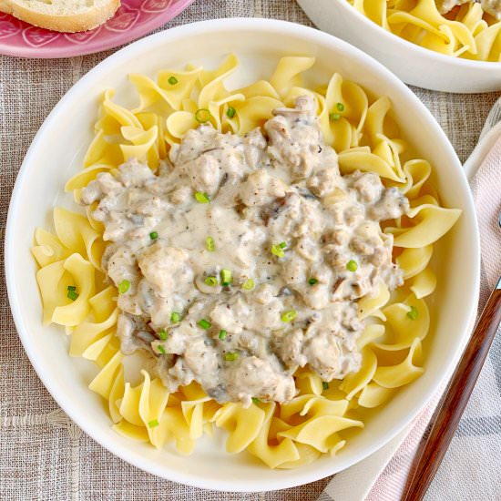 Turkey Stroganoff - Recipe photo by Theyummymuffin