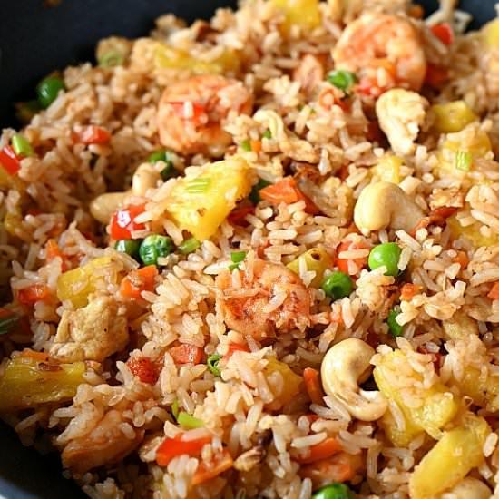 Pineapple Fried Rice - Recipe photo by Savory Bites
