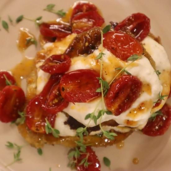 Elegant Eggplant Napoleons - Recipe photo by NotEntirelyAverage