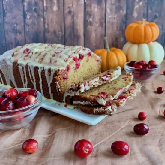 Glazed Orange Cranberry Bread - Recipe photo by scotch_scones