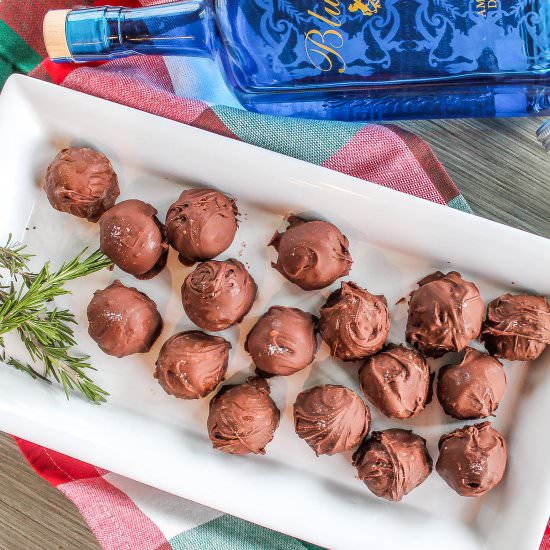 Gin & Tonic Truffles - Recipe photo by Allons-Eat