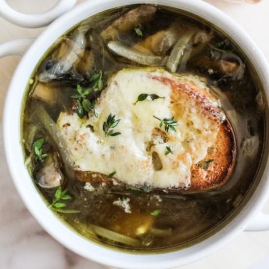 Mushroom French Onion Soup - Recipe photo by gratefulgrazer