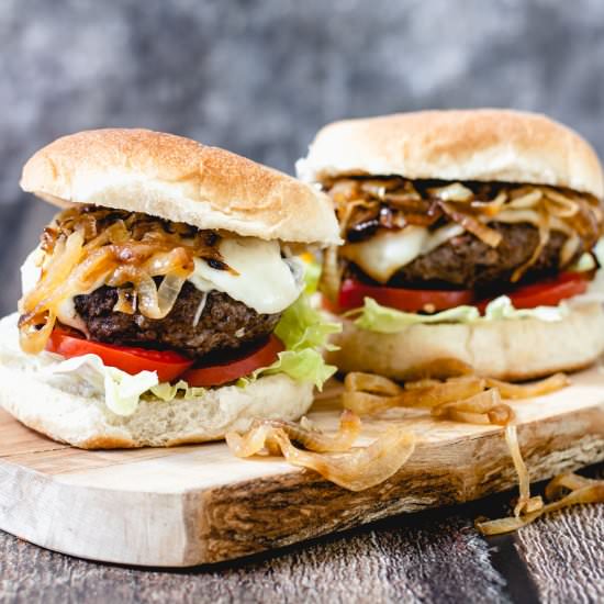 Elk Burgers - Recipe photo by stateofdinner