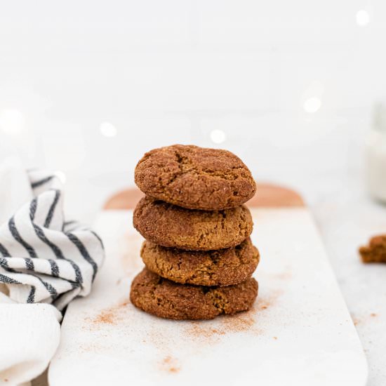 Vegan Snickerdoodle Cookies - Recipe photo by greenseggsandyams