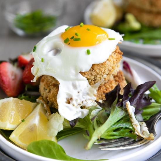 Salmon Crab Cakes - Recipe photo by theforkedspoon