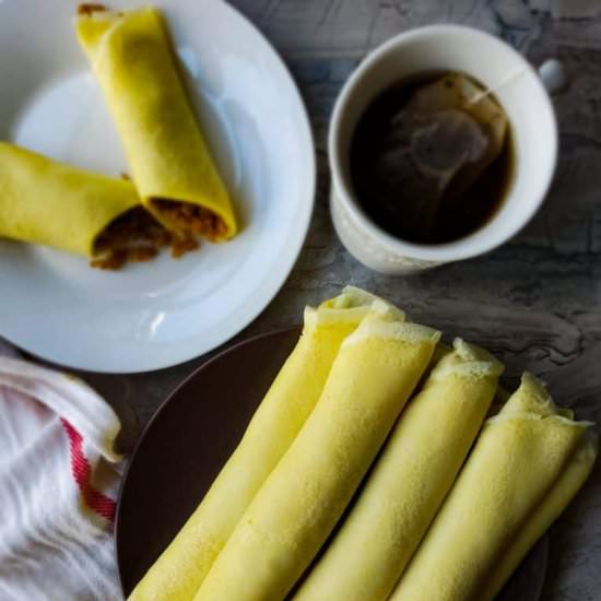 Sri Lankan Coconut Pancakes - Recipe photo by Hungry Lankan