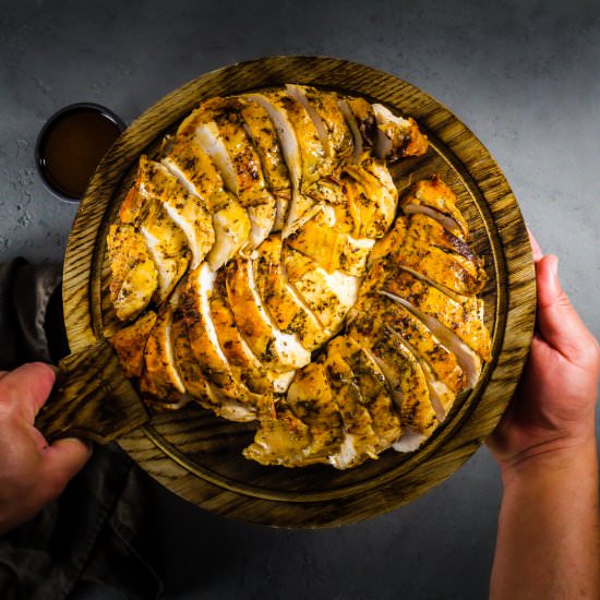 Roasted Turkey Breast Brown Butter - Recipe photo by Spoonabilities