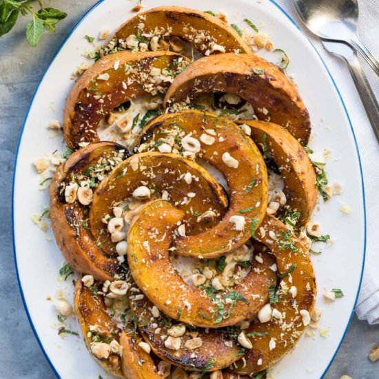 Maple Roasted Pumpkin - Recipe photo by Sixhungryfeet