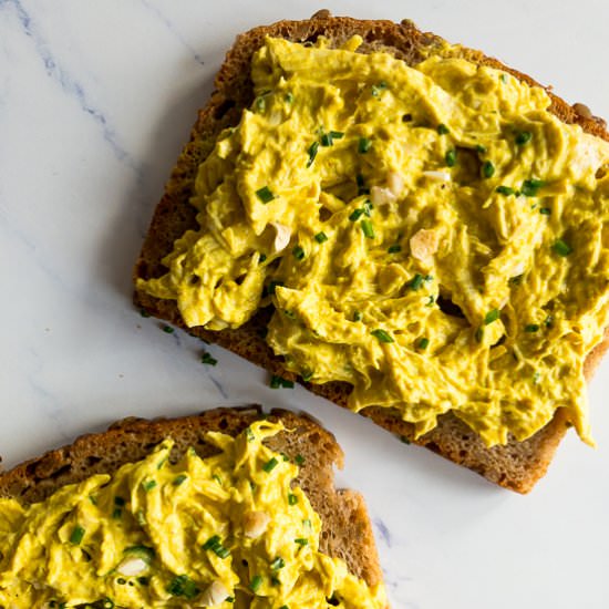 Healthy Curry Chicken Salad - Recipe photo by bitesofberi