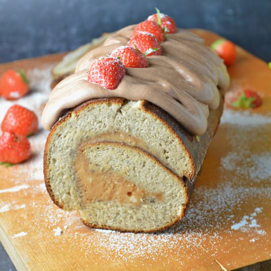 Peanut Butter Banana Roulade - Recipe photo by Mummys FastandEasy