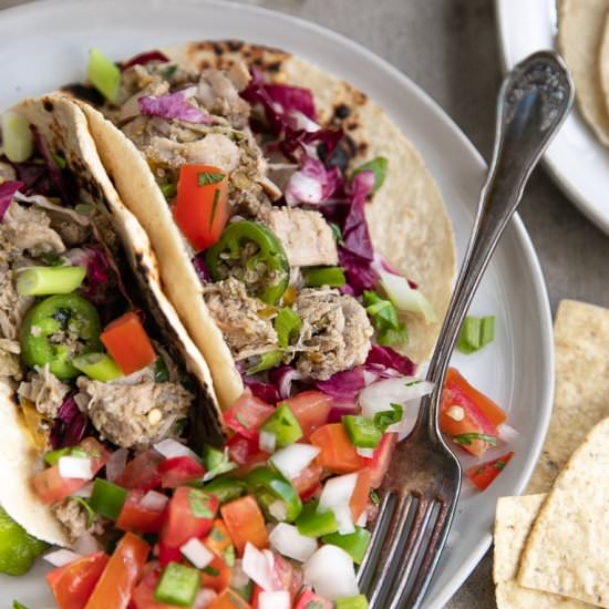 SLOW COOKER CHILI VERDE - Recipe photo by theforkedspoon