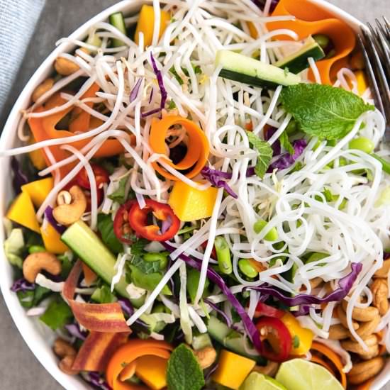 Thai Noodle Salad - Recipe photo by theforkedspoon