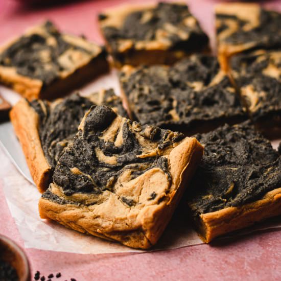 Vegan Sweet Potato Mochi Cake - Recipe photo by ellielikes.cooking