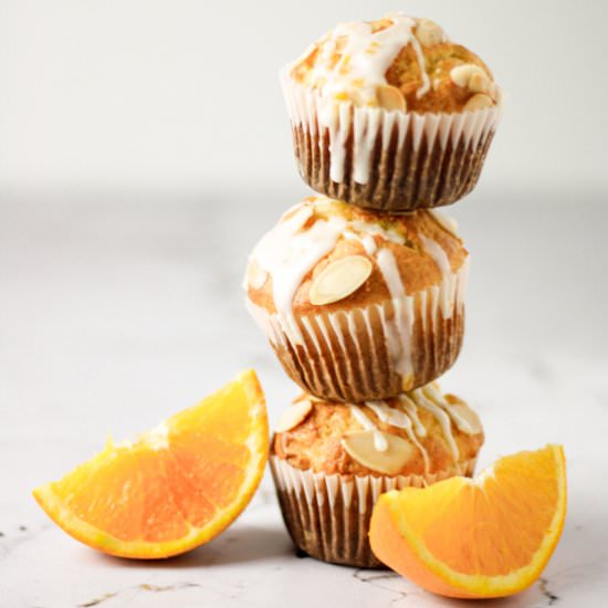 Healthy Orange Almond Muffins - Recipe photo by The Littlest Crumb