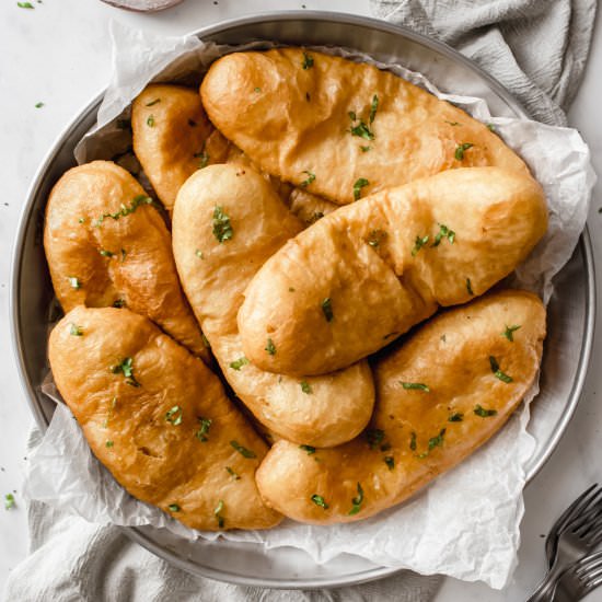 Piroshki with Potatoes and Meat - Recipe photo by damnspicy