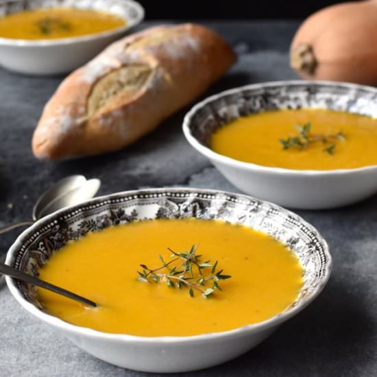 Butternut squash soup - Recipe photo by mama ia blog