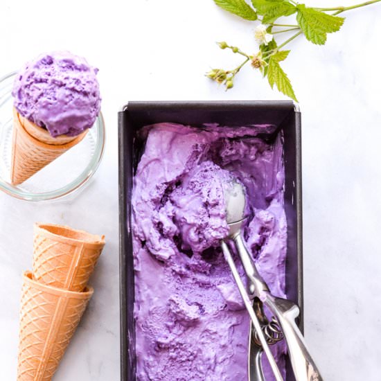 Ube Ice Cream - Recipe photo by dwellbymichelle
