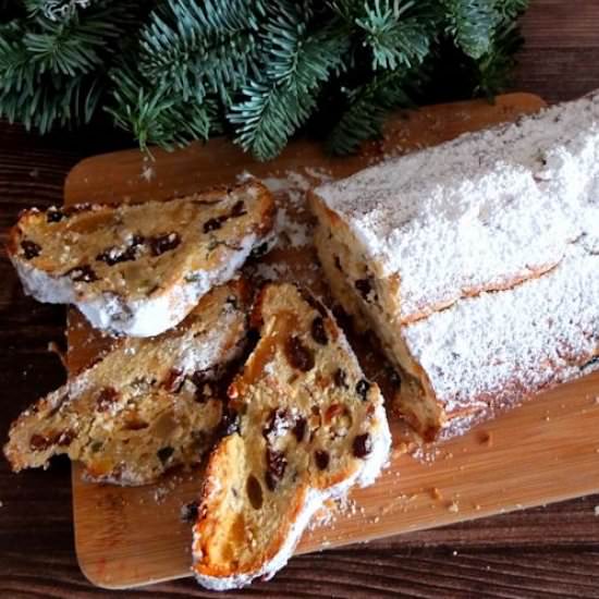German Christmas Stollen - Recipe photo by mydinner.co.uk