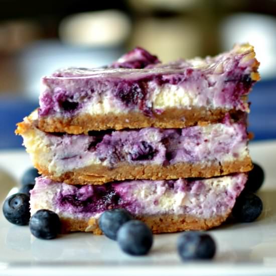 Blueberry Cream Cheese Bars - Recipe photo by Small Town Woman