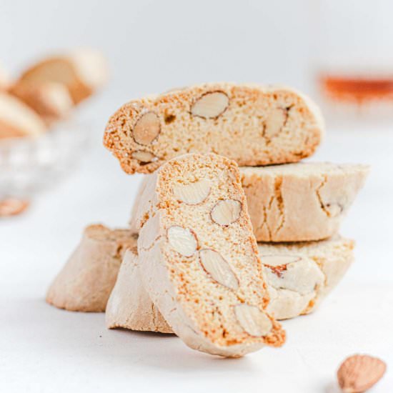 Vegan Biscotti (Cantucci) - Recipe photo by theplantbasedschool