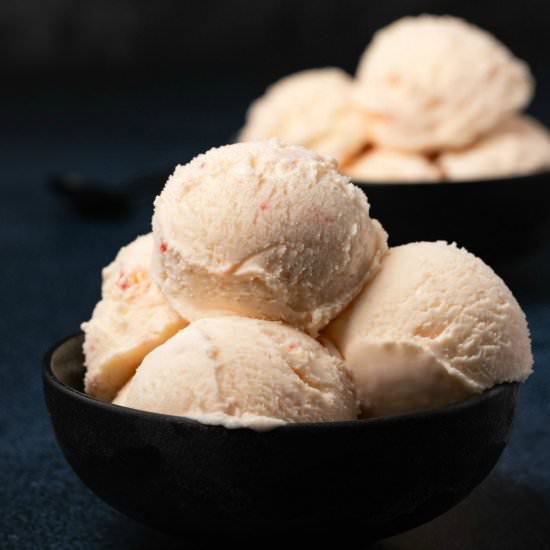 Peppermint Ice Cream - Recipe photo by gimmethatflavor