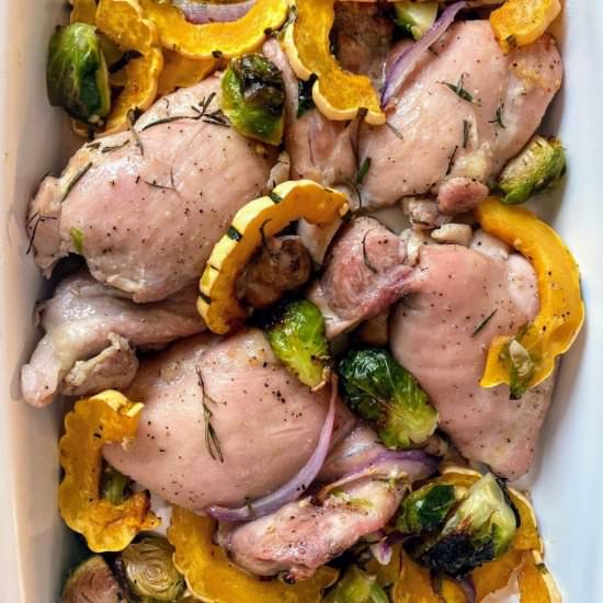 The Best Baked Chicken and Squash - Recipe photo by Platein28