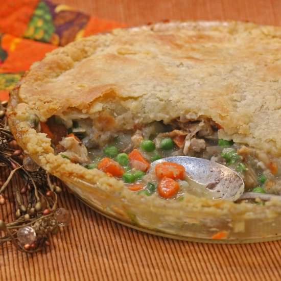 Thanksgiving Turkey Pot Pie - Recipe photo by FreshFoodinaFlash