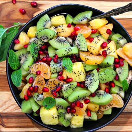 Winter Fruit Salad - Recipe photo by agoudalife