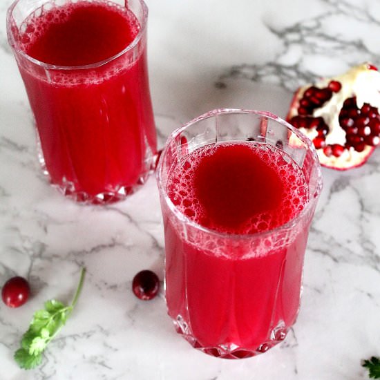 Homemade Cranberry Pomegranate - Recipe photo by livingsmartandhealthy