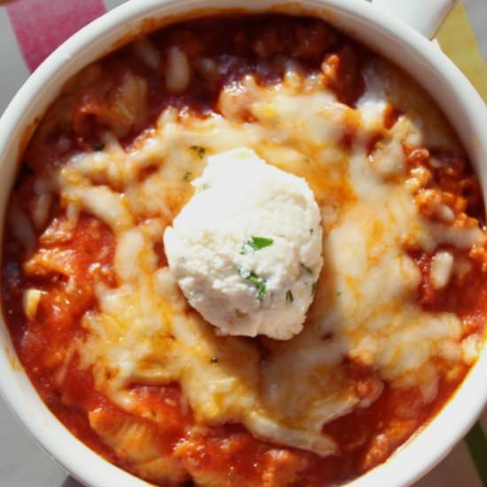 Baked Lasagna Bowls - Recipe photo by Flipped-Out Food