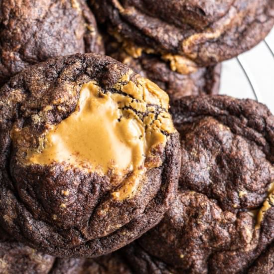 Cookie Butter Stuffed Cookies - Recipe photo by cookiedoughdiaries
