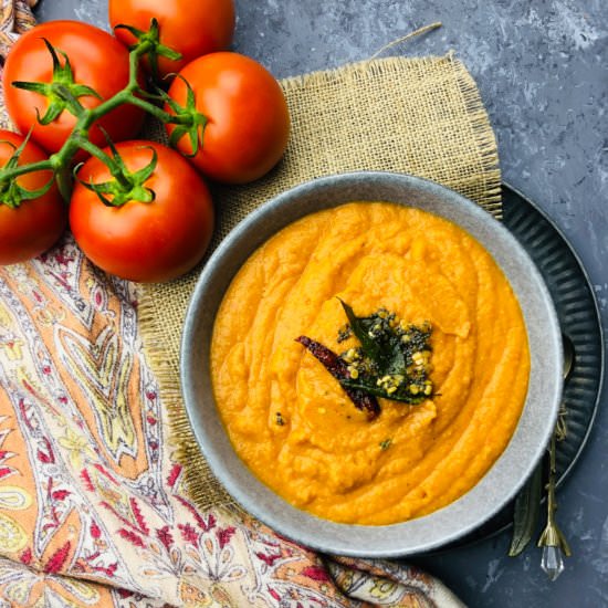 Tomato chutney - Recipe photo by spicytamarind