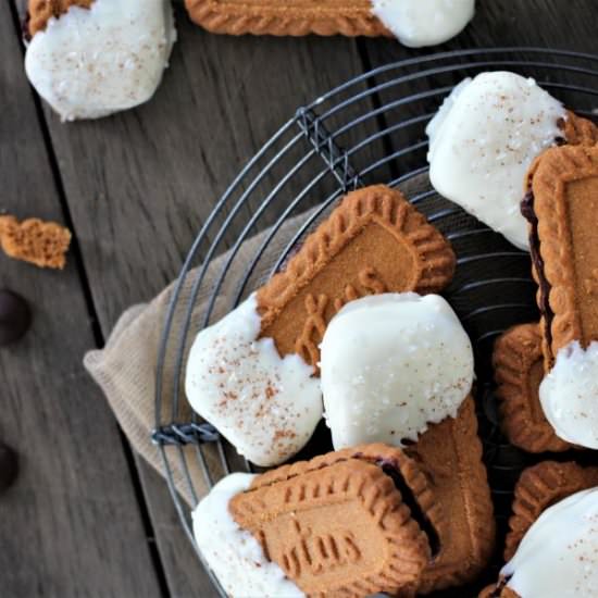 Biscoff Chocolate Ganache Cookies - Recipe photo by waystomyheart