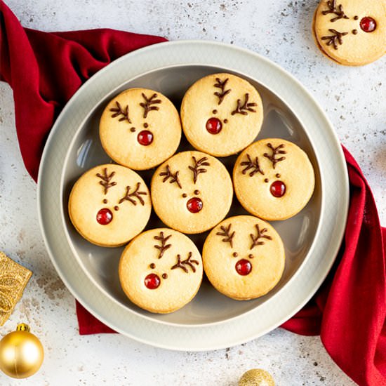 Super Cute Reindeer Cookies! - Recipe photo by KitchenMason