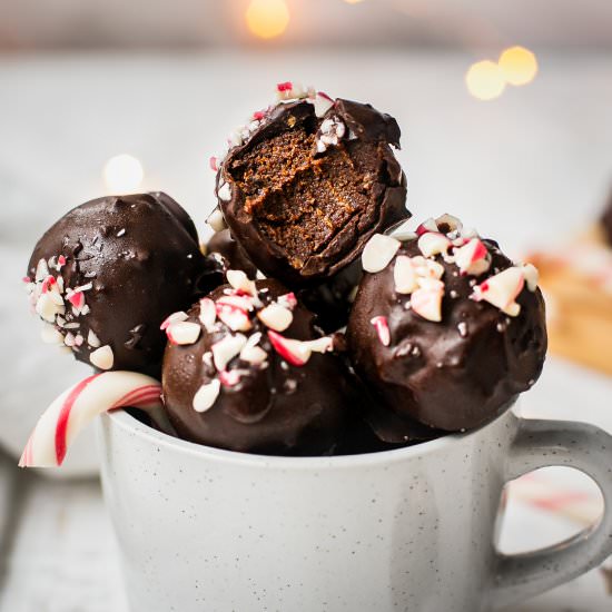 Peppermint Chocolate Truffles - Recipe photo by Shuangys Kitchensink