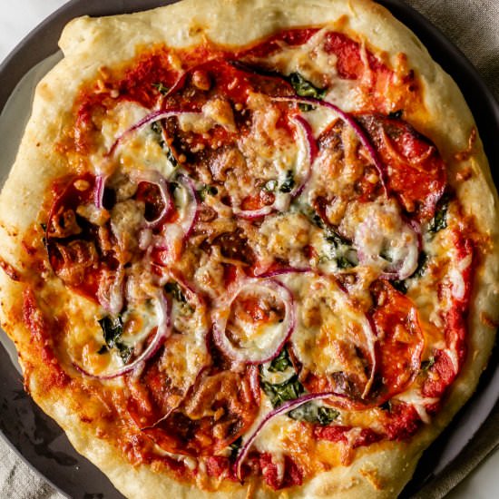 At-Home Pizza Dough - Recipe photo by gatheredatmytable