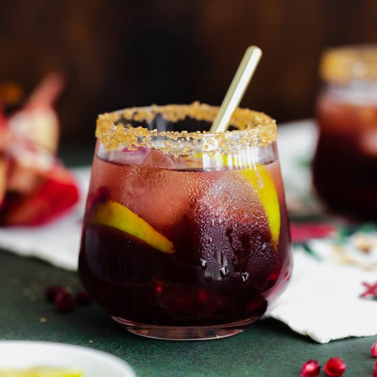 Pomegranate Margarita - Recipe photo by thehealthfulideas