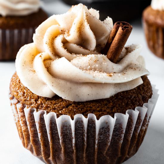 gingerbread cupcakes - Recipe photo by whisked away kitchen