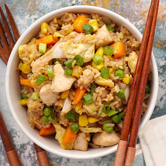 Chicken Fried Rice - Recipe photo by khinskitchen@gmail.com