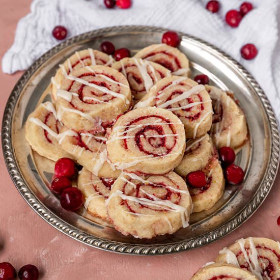 Cranberry Orange Pinwheel Cookies - Recipe photo by ShortGirlTallOrder