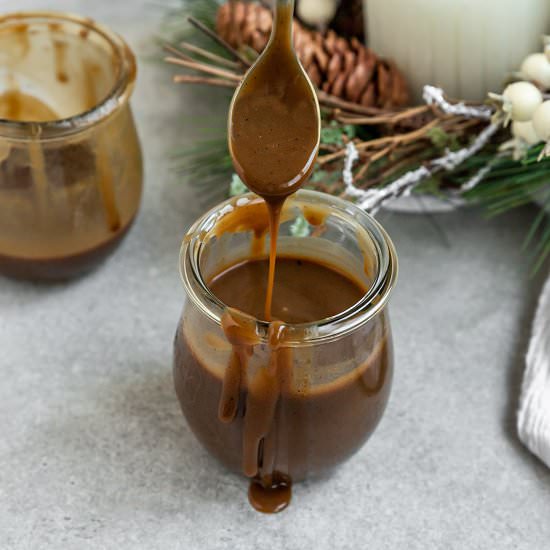 Vegan Salted Caramel Sauce - Recipe photo by ShortGirlTallOrder
