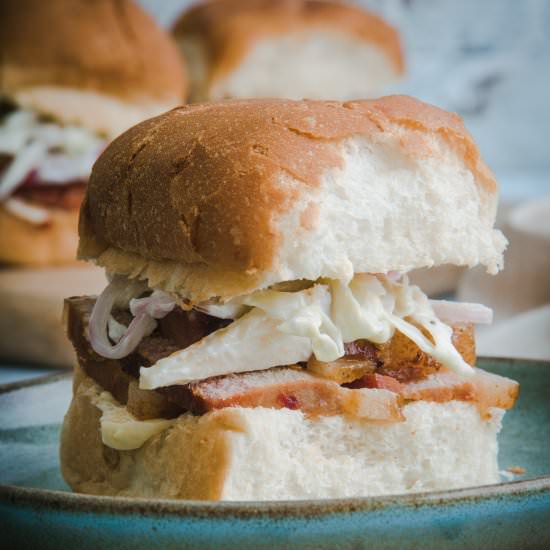 Pork belly Sandwich - Recipe photo by anindya0909