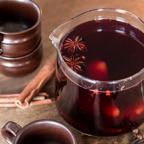 Italian mulled wine - Recipe photo by electricbluefood