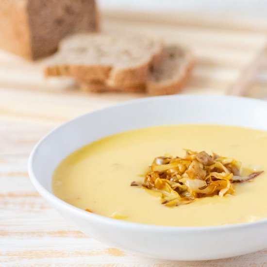 Vegan Root Vegetable Chowder - Recipe photo by slavicvegan