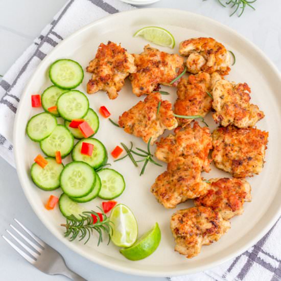 Cheesy Chicken Fritters - Recipe photo by Priyanka DK