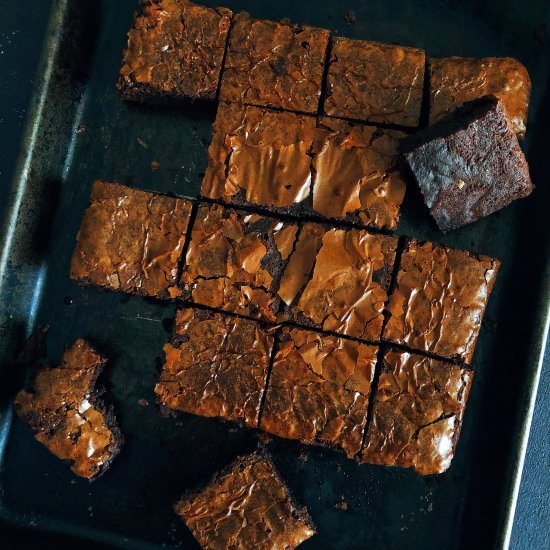 Intensely fudgy brownie - Recipe photo by myfoodmemoirs