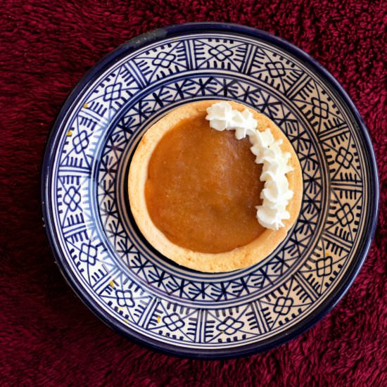 Peach&Butterscotch in Saffron Tart - Recipe photo by Artemis_eats
